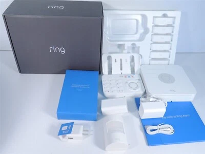 Ring Alarm Wireless Home Security System Kit White 4K11S7-0ENC New - Image 1 of 4