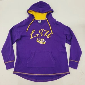 LSU Tigers Damen Gr. L Hoodie lila Stadion Leichtathletik Sweatshirt Fußball gebraucht, in einwandfreiem Zustand - Bild 1 von 7