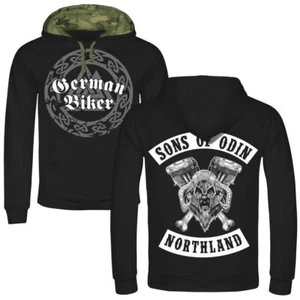 Herren Kapuzenpullover Sons of Odin German Biker MC support motorrad motorcycle - Bild 1 von 10