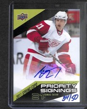 2011 Upper Deck Priority Signings Spring Expo Autograph #PS-TT Tomas Tatar