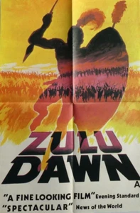 1979 ZULU DAWN ORIGINAL ISSUE UK  DOUBLE CROWN POSTER BURT LANCASTER   - Foto 1 di 8