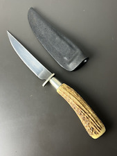 Frank Vought Jr. Hunting Knife Antler Handle w/ Kydex Sheath