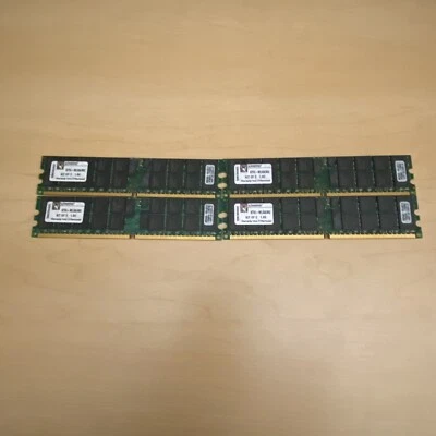 16G Kit 4x4GB Kingston KTH-MLG4/8G 240p DIMM ECC Registered Server Memory MM-124 - Image 1 of 4