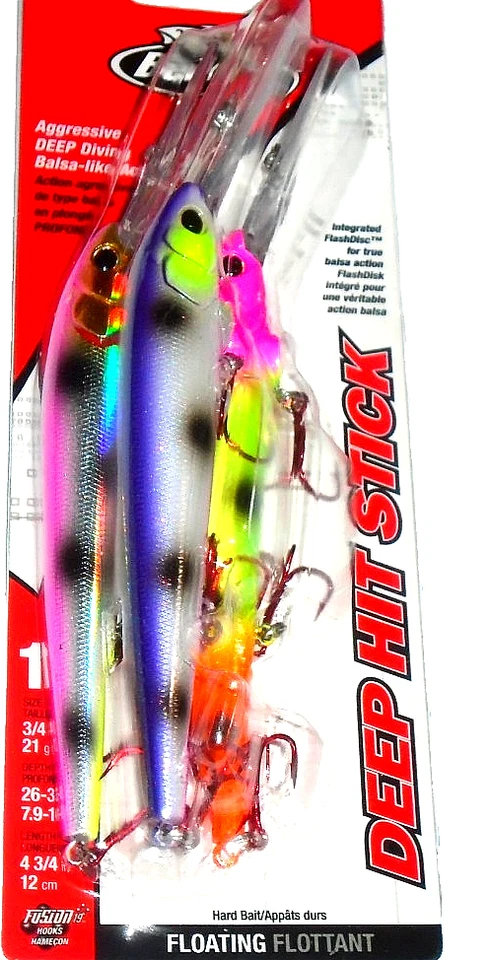Berkley Hit Stick #12 Deep Crankbaits (Pack de 3-Baits-HS12-2) Foto 1 de 1