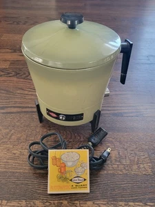 WEST BEND AUTOMATIC CORN POPPER #5480 AVACADO Made In U.S.A. - TESTED & WORKING  - Picture 1 of 9