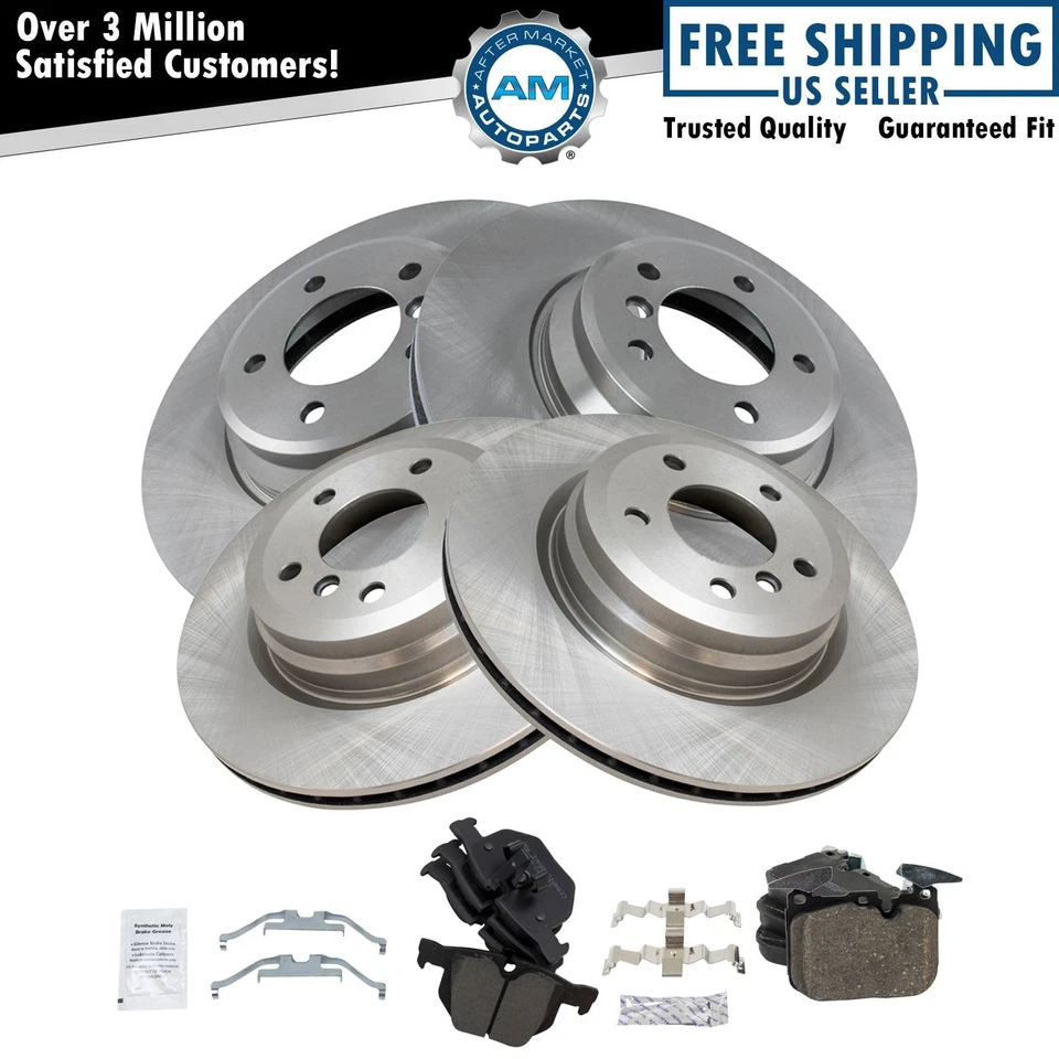 Kit de pastillas de freno delanteras y traseras y rotor de cerámica para BMW 335i 2013 335i xDrive 2012 Foto 1 de 4