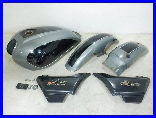 Juego de cubiertas laterales guardabarros delantero trasero personalizado para tanque de combustible de gasolina HONDA 80-81 CB750C Foto 1 de 4