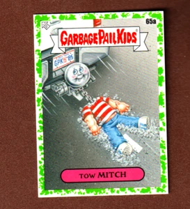 2020 Garbage Pail Kids 35th Anniversary Green Border "TOW MITCH" #65a Sticker  - Picture 1 of 1