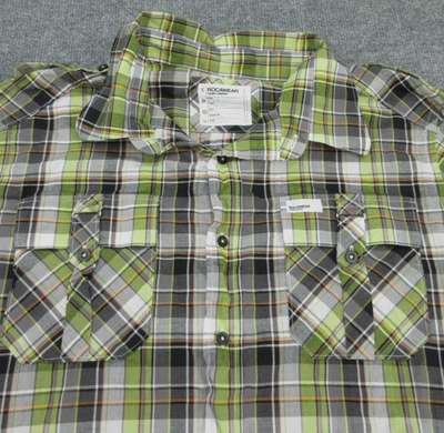 Rocawear Shirt Mens 2XL Multicolor Plaid Long Sleeve Button Up Casual Adult XXL - Image 1 of 4