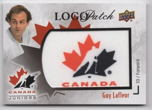 2016-17 Upper Deck Team Canada Juniors Manufactured Logo Patches Guy Lafleur - Picture 1 of 2