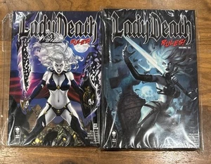LADY DEATH RULES VOL 4 Set of 2 Coffin Comics Collects Chapters #11-14 HC & SC - Picture 1 of 7