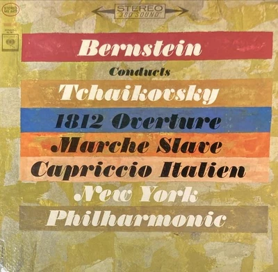 Leonard Berstein Conducts Tchaikovsky 1812 Overture (Columbia, 1963) Vinyl LP - Image 1 of 4