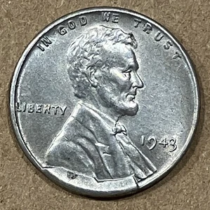 1943 P LINCOLN WHEAT CENT STEEL CENT LARGE CUD HIGH GRADE   1030 - Picture 1 of 7