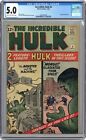 Incredible Hulk #4 CGC 5.0 1962 3972492006