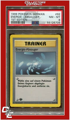 German 92 Energie Absauger 1st Edition PSA 8 - Image 1 of 2