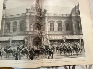 Queen Victoria's VISIT SHEFFIELD ILLUSTRATED MAG LONDON NEWS-P 725-756-1897 MAY - Picture 1 of 12