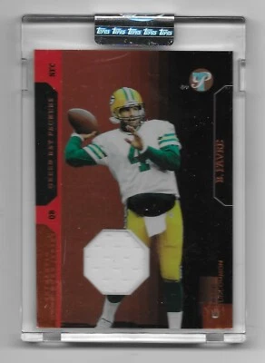 2005 Topps Pristine Brett Favre UNCIRCULATED JERSEY SERIAL #14/100 - Image 1 of 2
