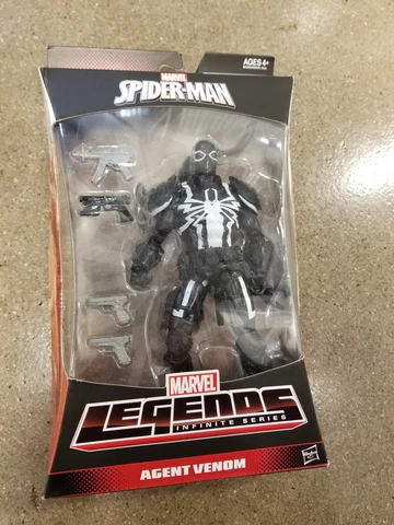 MARVEL LEGENDS Agent Venom Action Figure SPIDER-MAN Symbiote Comics Green NEW Cover