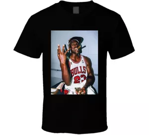 Michael Jordan Smoking Cigar T Shirt