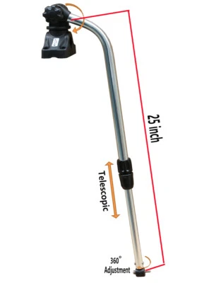 BroCraft Transducer Mounting Arm / Kayak transducer mount bracket