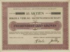 RIKOLA Verlag 1923 Wien Richard Kola Österreich Musarion Verlag München 5000 Kr