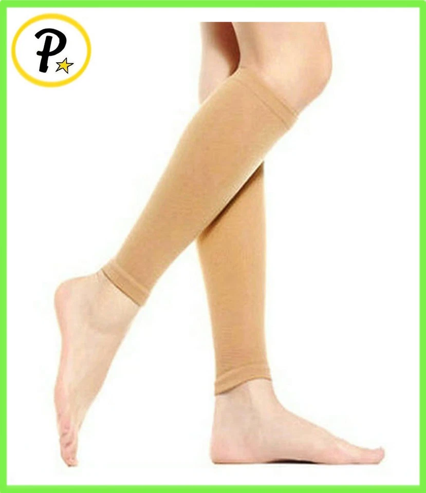 Presadee Pierna Pantorrilla Compresión Modelador Tono Masaje Manga Adelgazante Fatiga Envoltura Foto 1 de 1