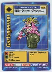Tarjeta Bandai 1999 Garbagemon BO-93 Digi Battle Series 2 - Imagen 1 de 7