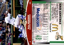 Kris Sanchez Signed 2009 Grandstand Midwest League Western Division All-Stars