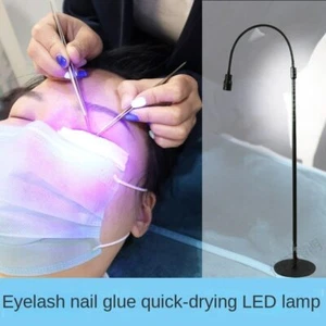 UV Beauty Nail Glue Quick Cure Lamp Eyelash Grafting Foot Switch LED Floor Lamp - Picture 1 of 12