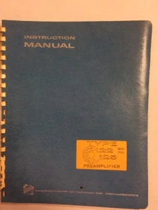 Tektronix Type 122-125 Model 151 Preamplifier Instruction Manual 1962 Original - Picture 1 of 12