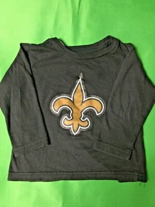 NFL New Orleans Saints Black L/S T-Shirt Toddler 3T - Picture 1 of 4