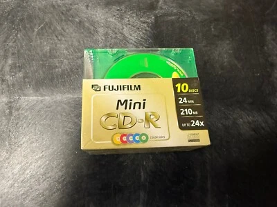 Fujifilm Mini CD-R Colored Discs - 10 Pack - Image 1 of 2