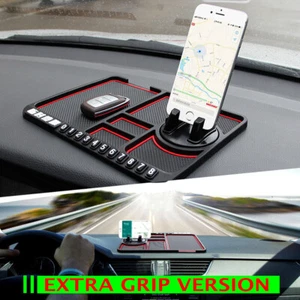 Uchwyt samochodowy Uchwyt samochodowy na telefon komórkowy Uchwyt Mata antypoślizgowa Pad Półka antypoślizgowa, - Zdjęcie 1 z 9