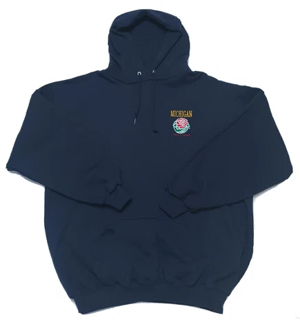 Vintage  1998 Rose Bowl Michigan Wolverines Hoodie Sweatshirt Size XL Cover