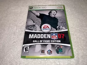Madden NFL 07 - Edición Salón de la Fama (Microsoft Xbox 360, 2006) Juego Completo Ex - Imagen 1 de 4