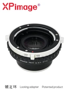 XPimage Lock Focal Reducer Speedbooster Adapter for Pentax 645 Lens to Sony E - Picture 1 of 6