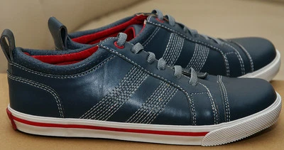 NOVO NA CAIXA ÓTIMO COLE HAAN SAPATOS AZUIS MENINOS CRIANÇAS TAMANHO 13 US$ 66 - Imagem 1 de 4