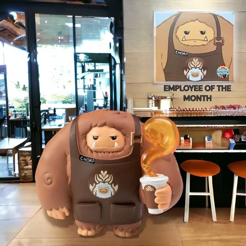 Abominable Toys - Limited Bigfoot Barista Edition Chomp Vinyl Figure Designercon Cover