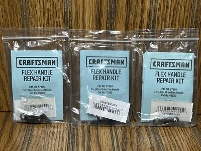 Lot of 3 Craftsman 37924 Flex Handle Repair Kits 1/4" DRIVE New Ratchet 43523 - Image 1 of 2