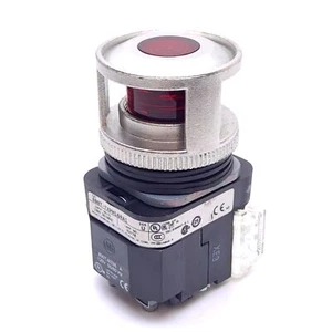 Allen Bradley 800T-FXPH16RA1 Push/Pull E-Stop Switch w/ Guard, ø30mm, 1NCLB 1NO - Picture 1 of 7