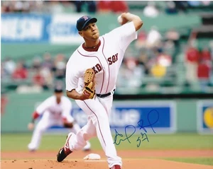EDUARDO RODRIGUEZ BOSTON RED SOX ACTION SIGNED 8x10 - Picture 1 of 1