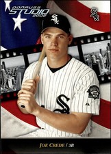2002 Donruss Studio #26 Joe Crede   Sample Chicago White Sox