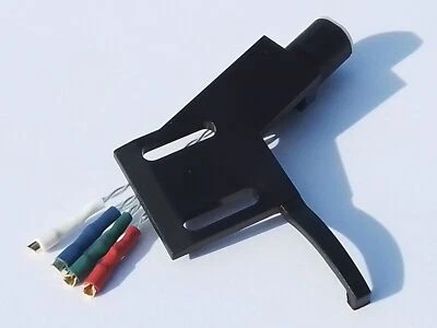 Testina cablata argento Litz per montare giradischi giradischi Sanyo TP X1 - Immagine 1 di 4