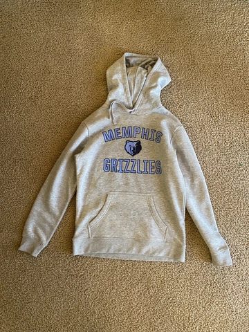 Fanatics Memphis Grizzlies Gray Pullover Hoodie - Mens Medium Cover