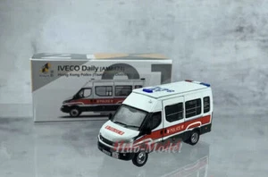 Piccolo 1:76 IVECO Hong Kong patrol #21 modellino auto lega pressofuso ornamenti giocattolo regalo - Foto 1 di 12