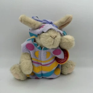Egg Painting Hoppy Vanderhare 7" Plush Bear NABCO 1993 Walking In Eggshells - Picture 1 of 4