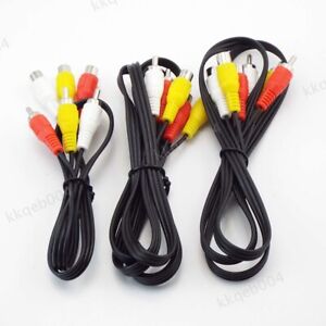 1M/1.5M/3Meter 3 Rca Male To 3 Rca Male Female Connector  Audio Video Cable