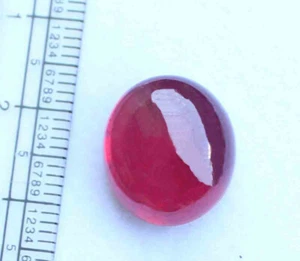 Natural Ruby Cabochon Oval Cut 20.00 Ct Loose Gemstone Loose Ruby Burmese - Picture 1 of 4