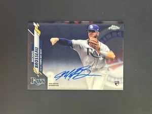 2020 Topps Chrome Rookie Autographs #RAMBR Michael Brosseau RC AUTO RAYS - Picture 1 of 2