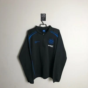 Wigan Athletic Training Jacket With Zipped Black Mi Fit Polyester Mens Size XL - Picture 1 of 9